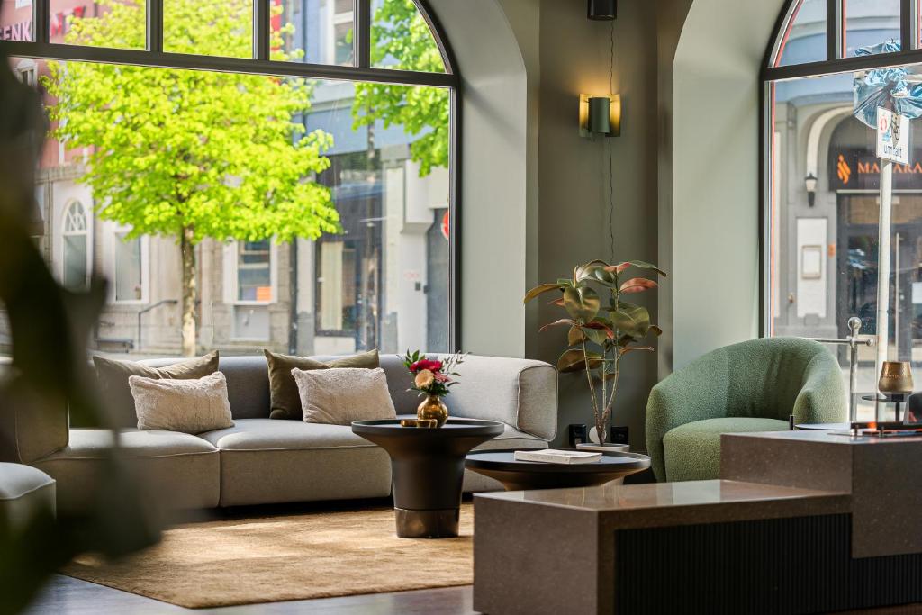 Posezení v ubytování Home Hotel Bryggen