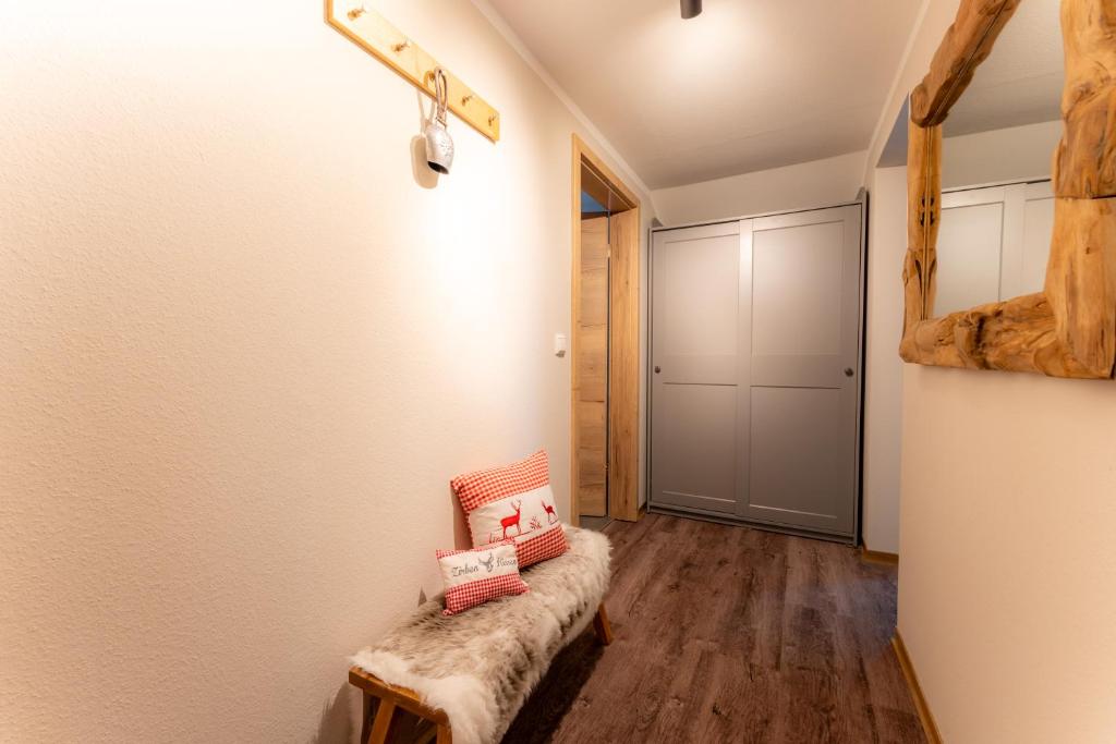 Postel nebo postele na pokoji v ubytování Gasthof Neuhaus