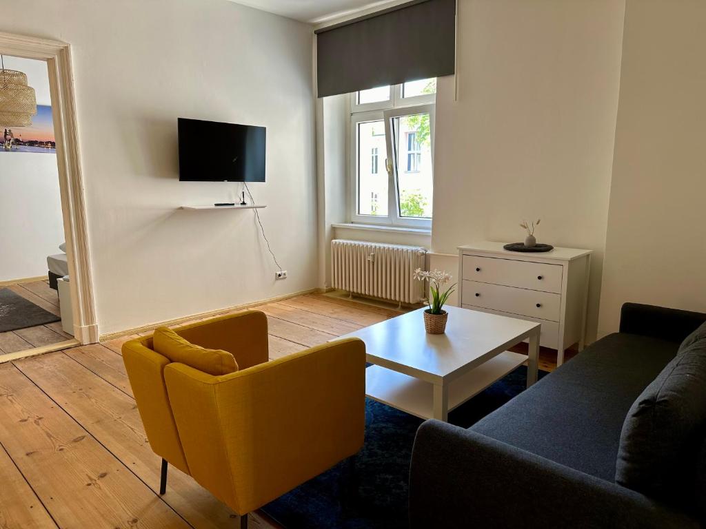 TV a/nebo společenská místnost v ubytování Grand Hostel Berlin Classic