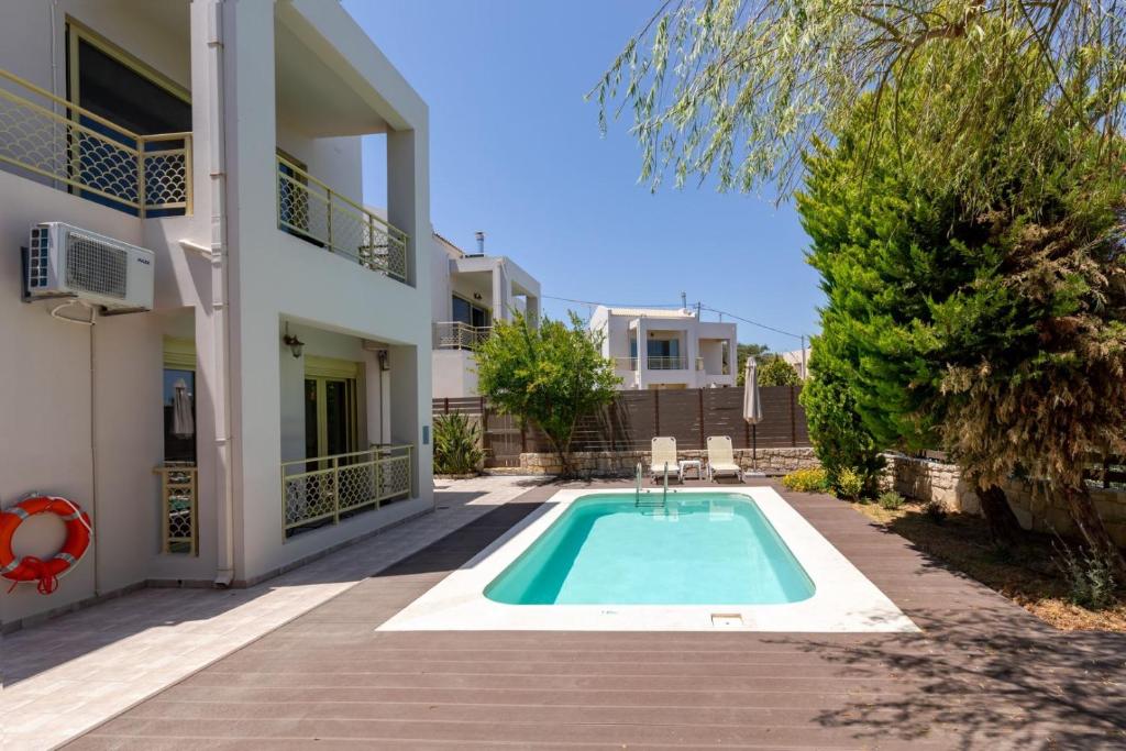 Bazén v ubytování Villa With Private Pool Chania Sense of Dream Villas nebo v jeho okolí