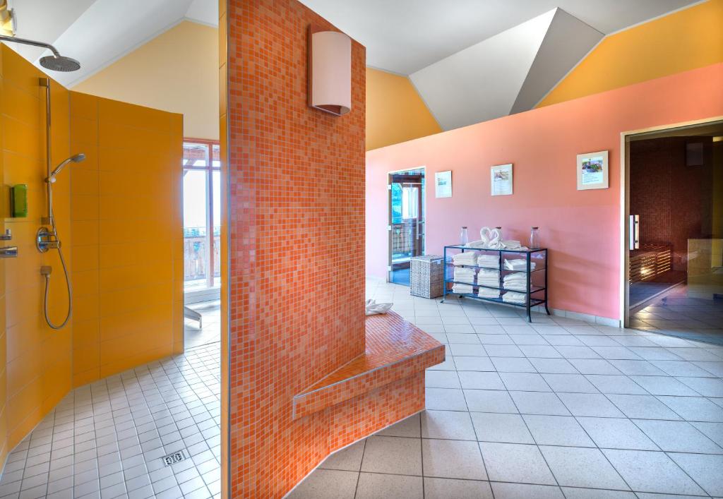 Postel nebo postele na pokoji v ubytování JUFA Hotel Gitschtal