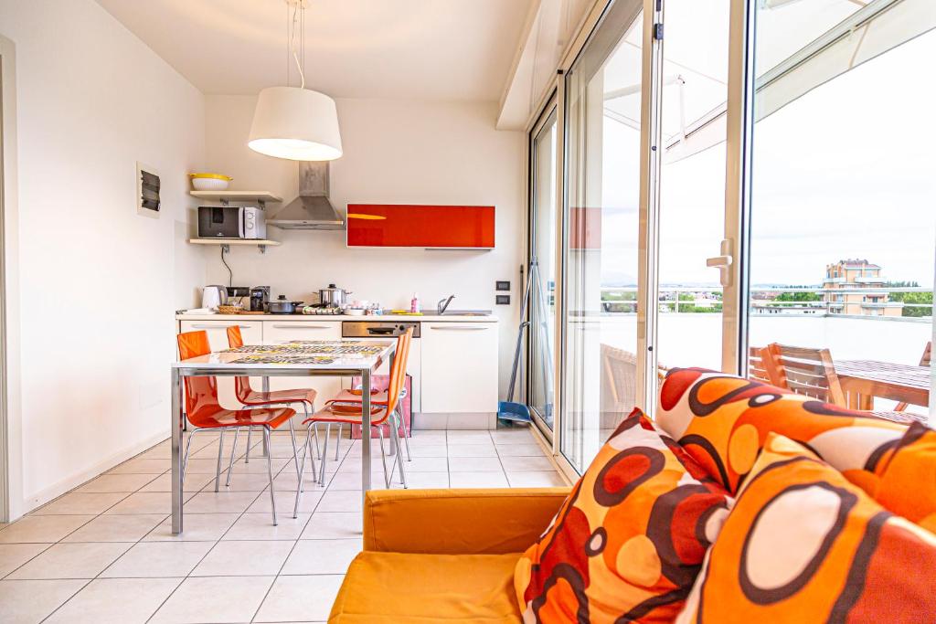 Kuchyň nebo kuchyňský kout v ubytování Hotel Avana Fronte Mare