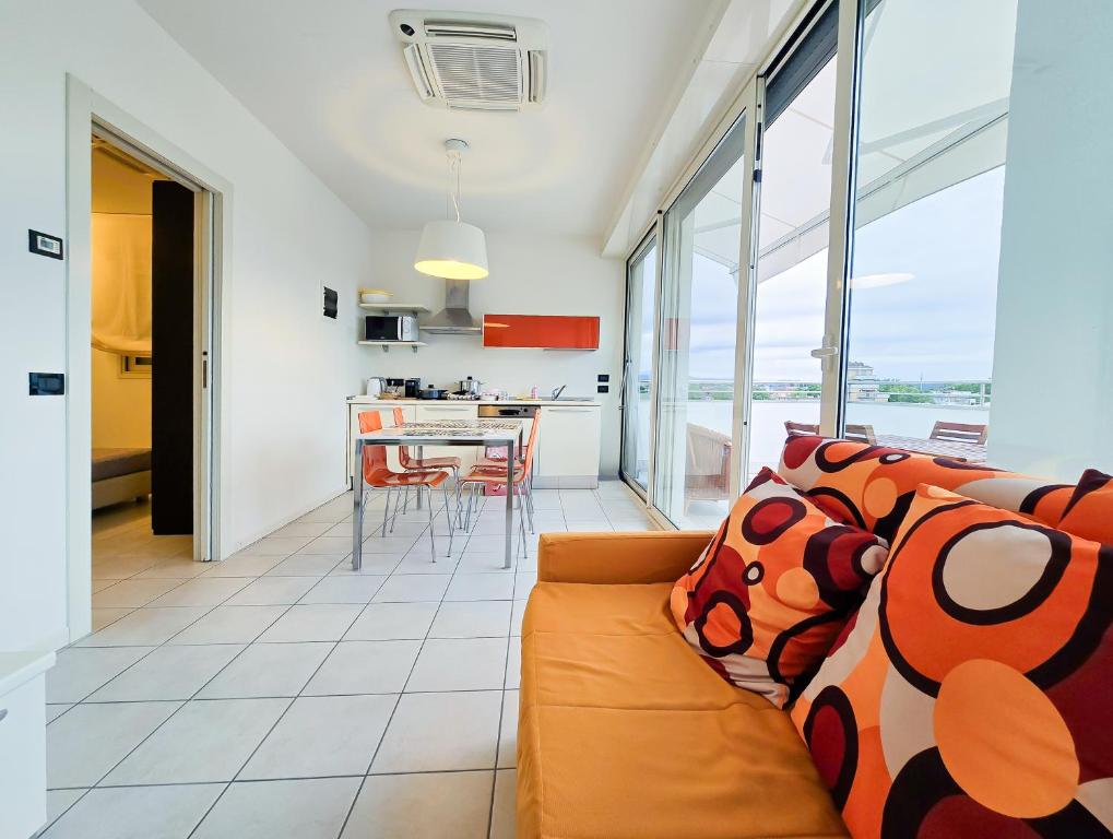 Kuchyň nebo kuchyňský kout v ubytování Hotel Avana Fronte Mare