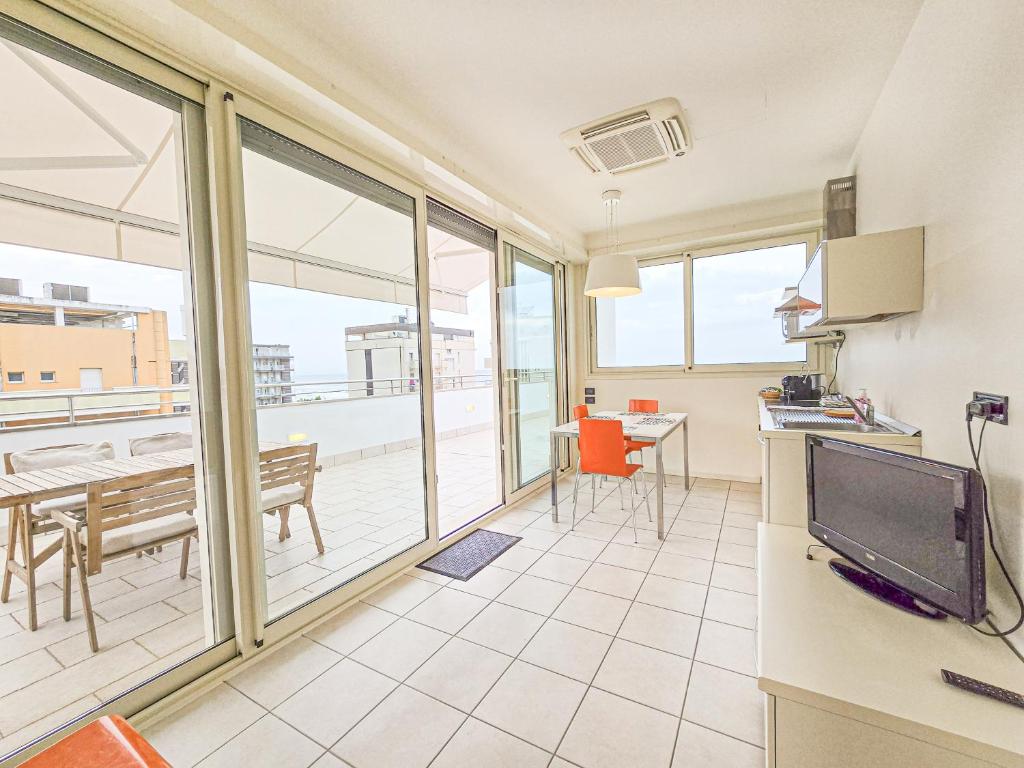 Kuchyň nebo kuchyňský kout v ubytování Hotel Avana Fronte Mare
