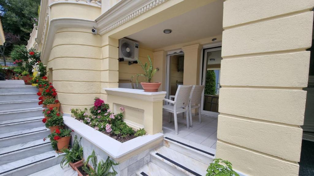 Balkón alebo terasa v ubytovaní Enavlion Hotel