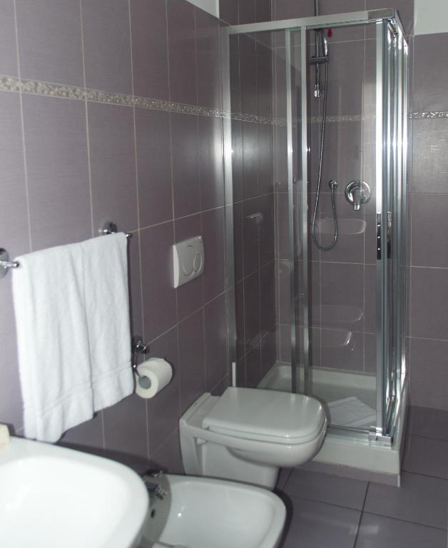 Koupelna v ubytování Locanda Da I Baldi