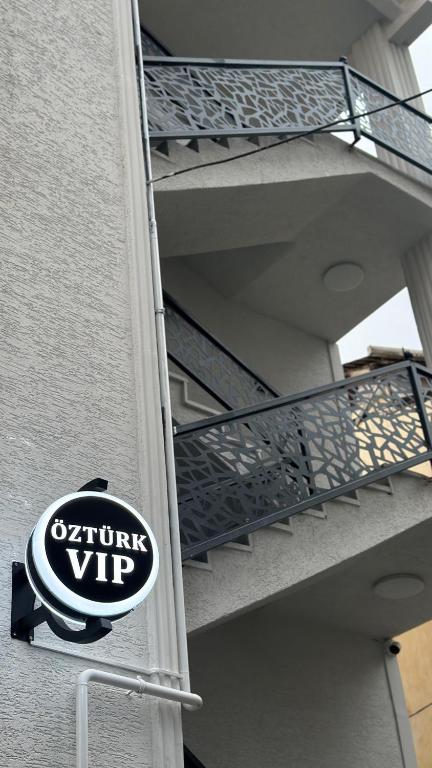 a vip sign on the side of a building at Öztürk VIP in Pelitli