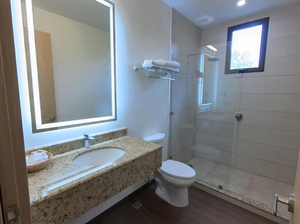 Koupelna v ubytování Hotel Santa Maria de Comayagua