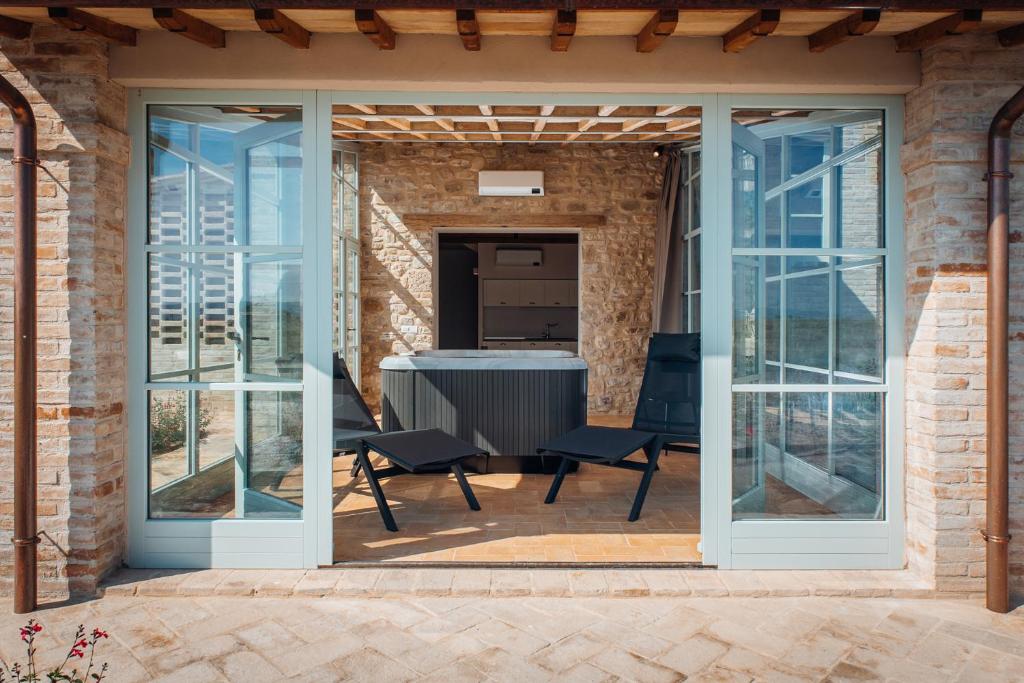 Siseõu või muu väliala majutusasutuses Agriturismo Molinella