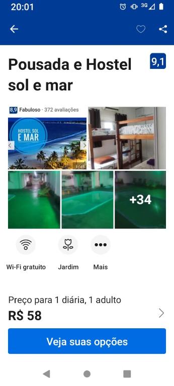 Fotografie z fotogalerie ubytování Pousada e Hostel Sol e Mar v destinaci João Pessoa
