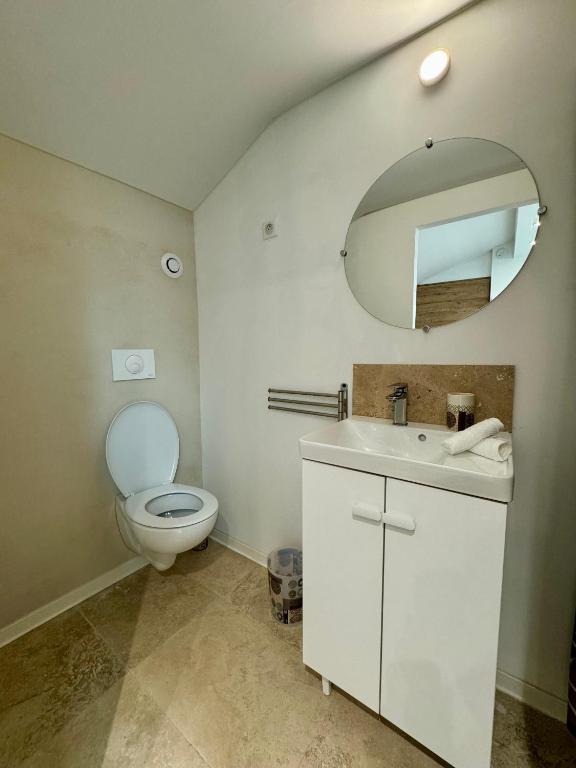 Koupelna v ubytování Chambre de charme à Evisa