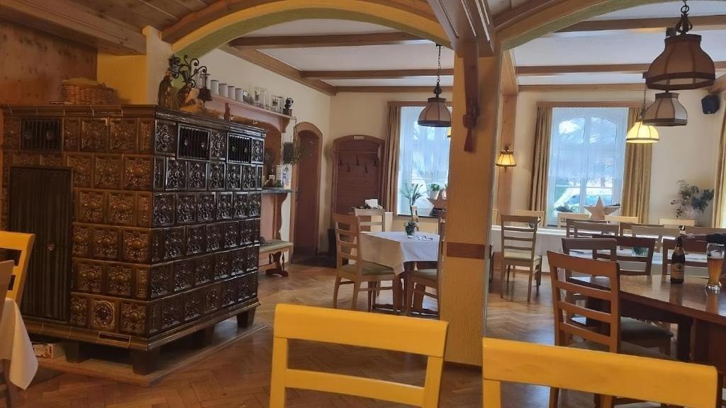 Nápoje v ubytování Ferienwohnung Spreeblick