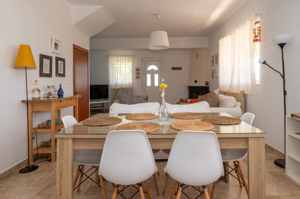 Posezení v ubytování Agrotospita Country Houses