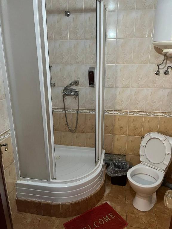 Koupelna v ubytování Hostel VIP Na Pestelya, 11