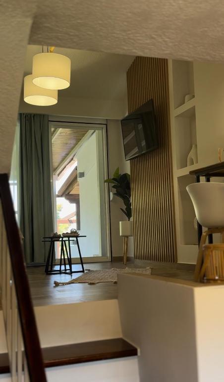 Kuchyň nebo kuchyňský kout v ubytování Calma Resort