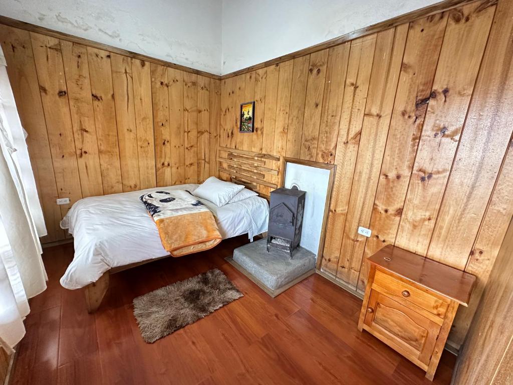 Postel nebo postele na pokoji v ubytování Cabañas Quilotoa