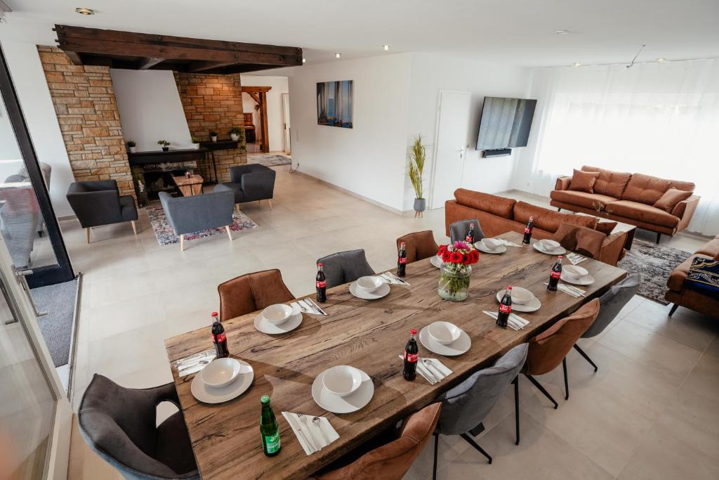 Posezení v ubytování Münsterland Oase