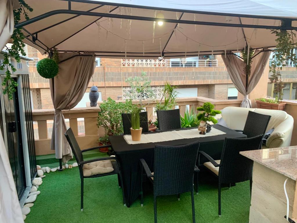 Posezení v ubytování RuMar2 Apartamento con terraza