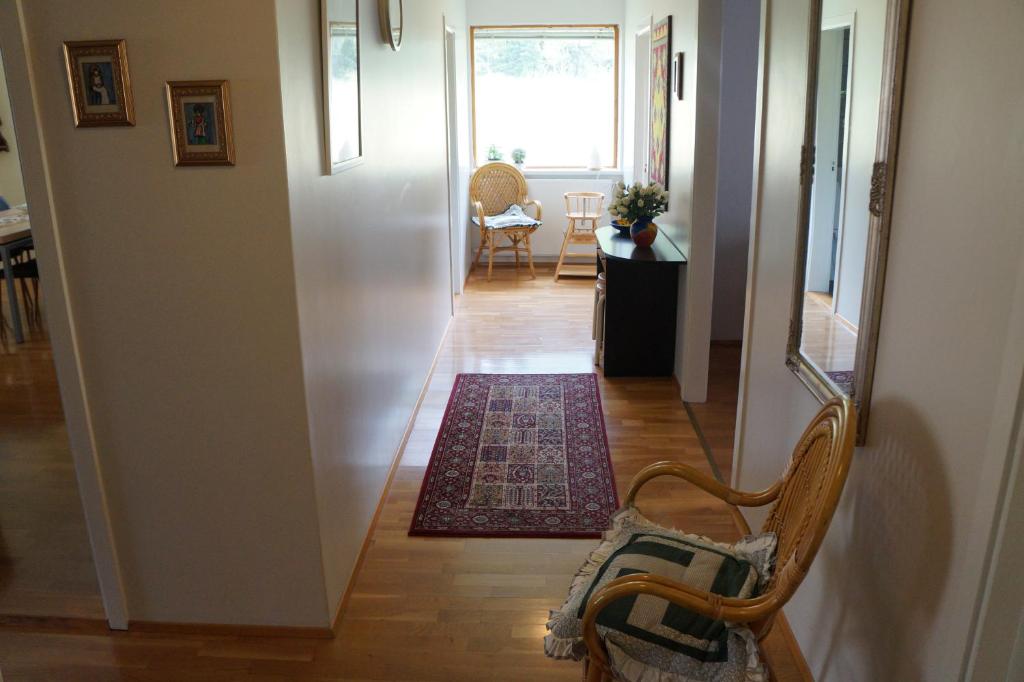 Posezení v ubytování Skógar Apartment