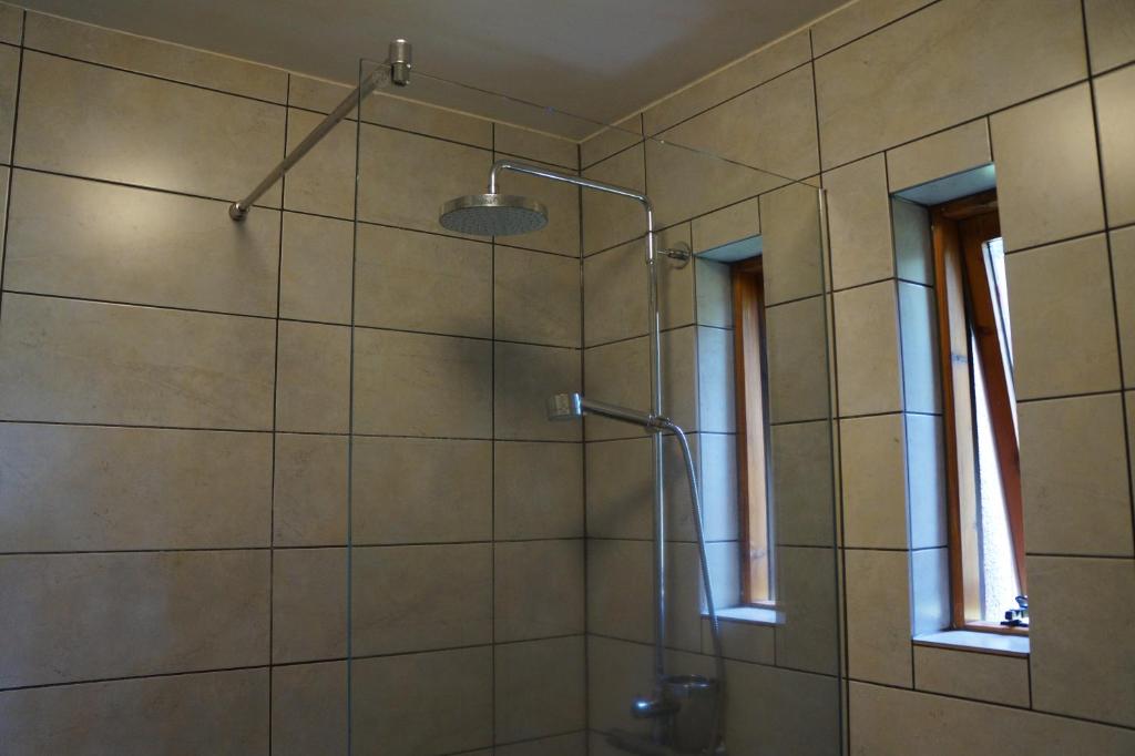 Koupelna v ubytování Skógar Apartment