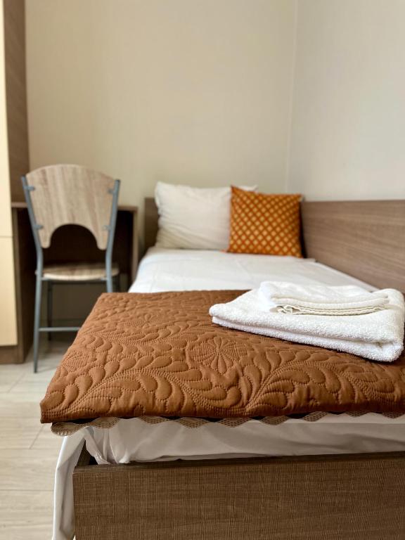 Postel nebo postele na pokoji v ubytování Хостел Атлас - Hostel Atlas