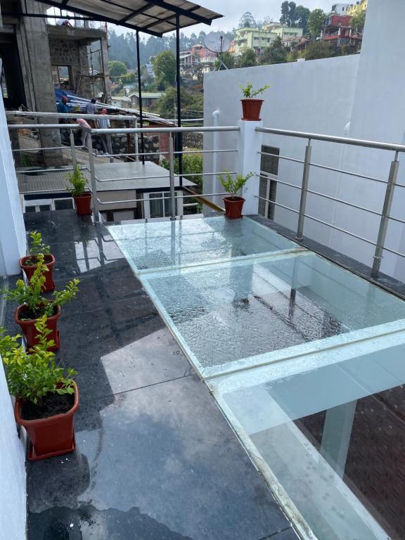 Balkón nebo terasa v ubytování SRI VARİ studio Apartments