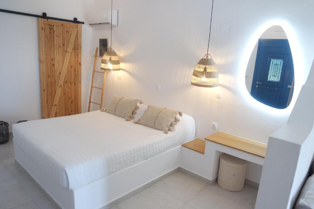 Postel nebo postele na pokoji v ubytování Sea view deluxe studios