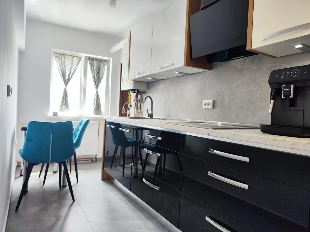 Η κουζίνα ή μικρή κουζίνα στο Zen Apartament