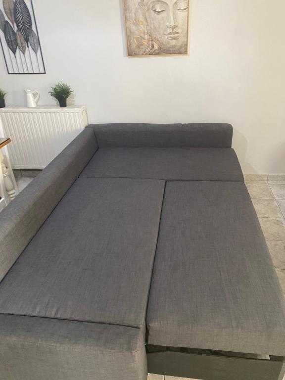 Postel nebo postele na pokoji v ubytování GmChalkida 75τμ