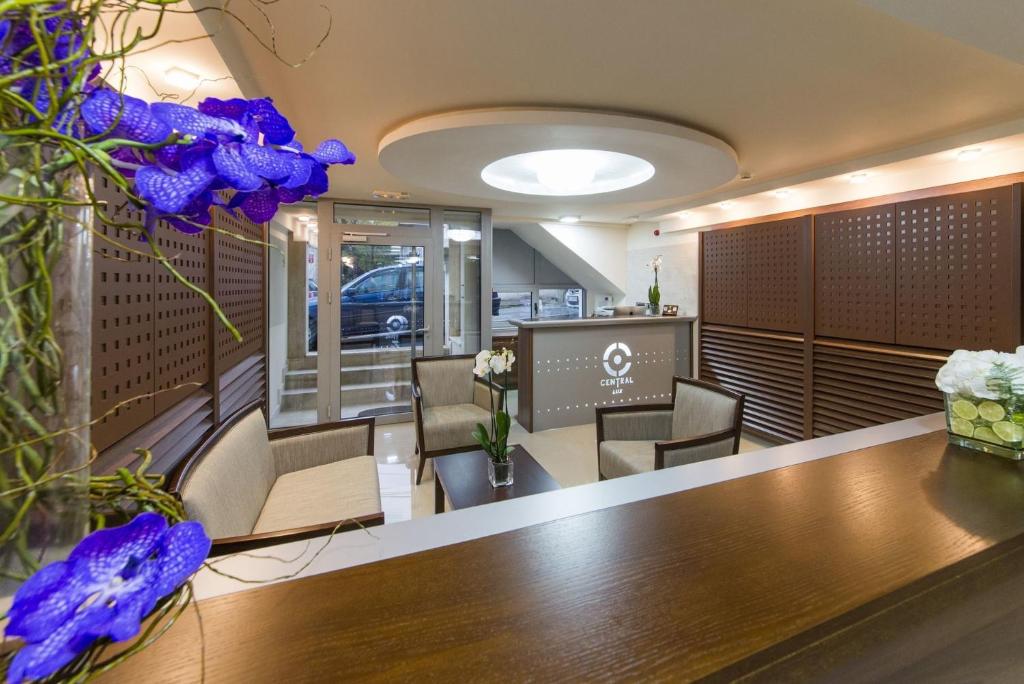Posezení v ubytování Garni Hotel Central Lux