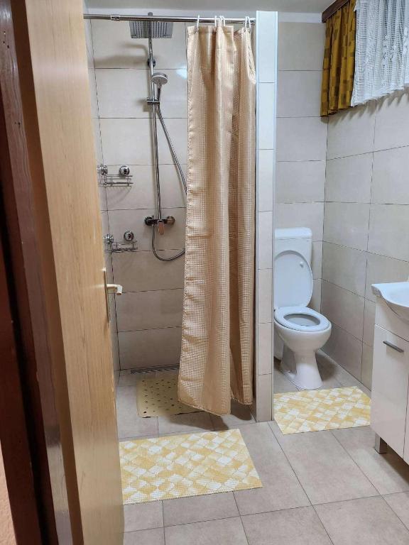 Kúpeľňa v ubytovaní Apartments with parking spaces Starigrad, Paklenica - 6585