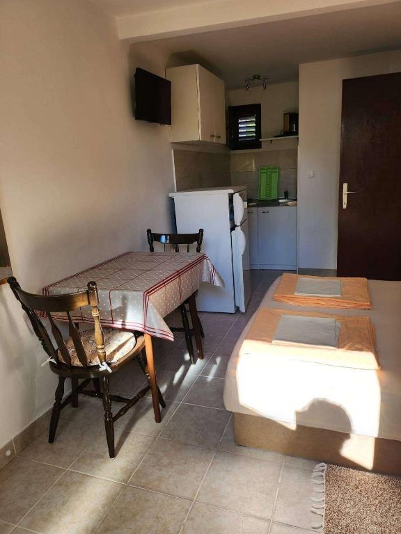 Kuchyňa alebo kuchynka v ubytovaní Apartments with parking spaces Starigrad, Paklenica - 6585
