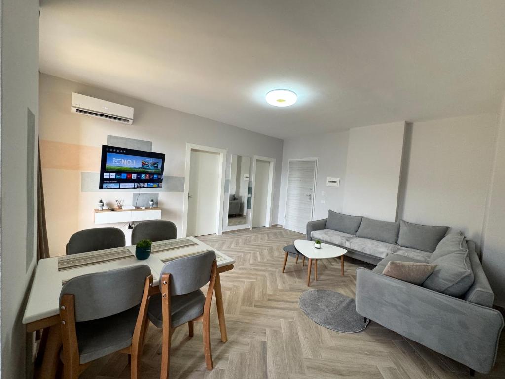 Posezení v ubytování R Apartments