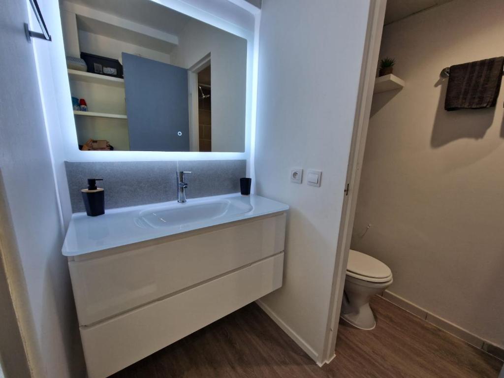 Koupelna v ubytování Dream Diamond Studio