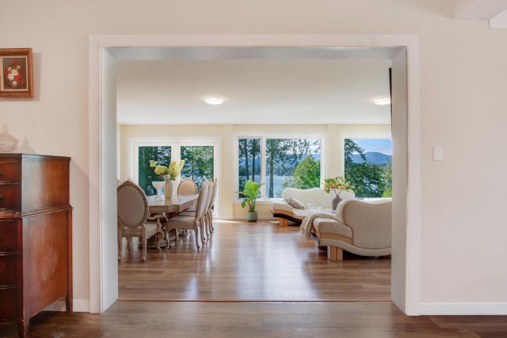 Χώρος καθιστικού στο Oceanfront Getaway