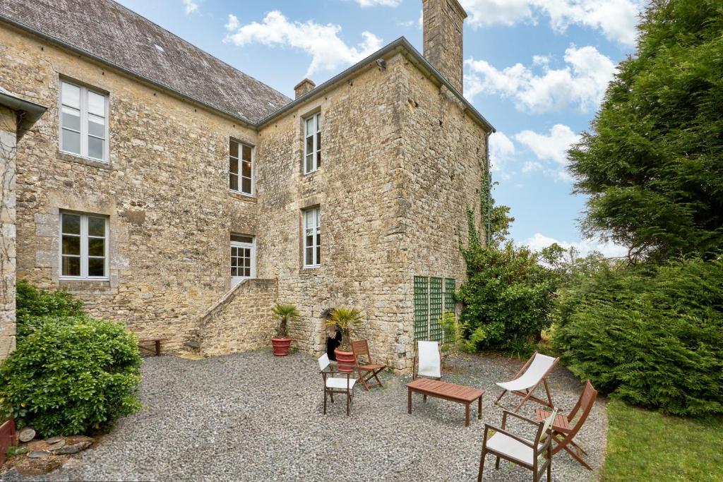 Zahrada ubytování MANOIR du QUESNAY