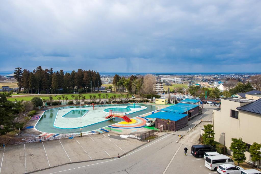 Bazén v ubytování Kintarou Onsen Hotel nebo v jeho okolí
