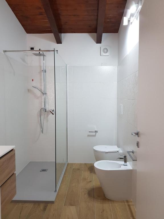 Koupelna v ubytování Nova Rooms