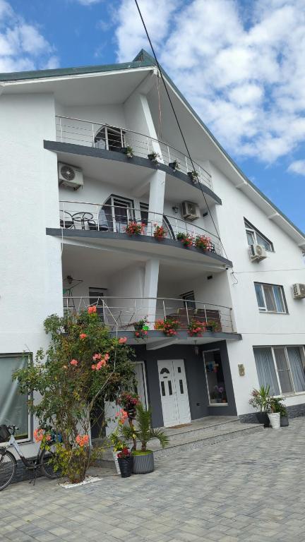 Bygningen som pensionatet ligger i