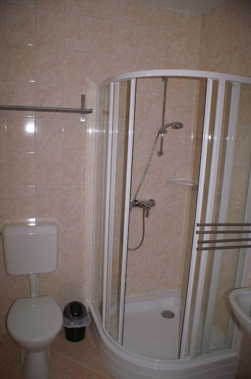 Kúpeľňa v ubytovaní Öregtölgy Panzio