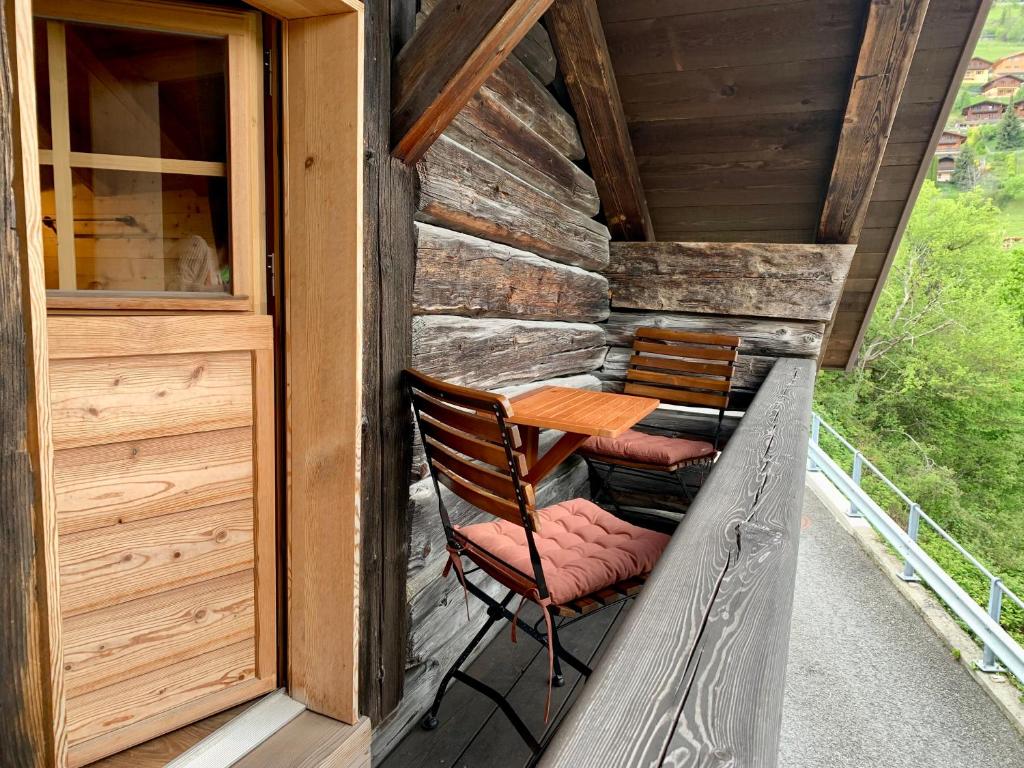 Posezení v ubytování Mazot - einzigartig I view I ruhig I ski I wandern