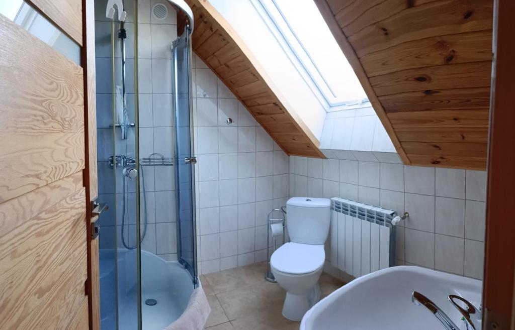 Kúpeľňa v ubytovaní Kyczyrka