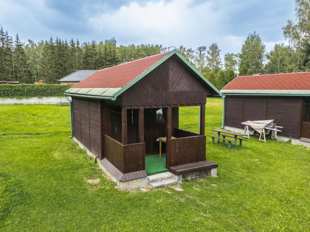 Zahrada ubytování Chaty u Dlouhého rybníka - Lanškroun