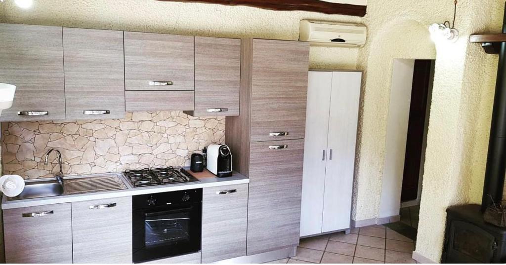 Kuchyň nebo kuchyňský kout v ubytování Smarthome
