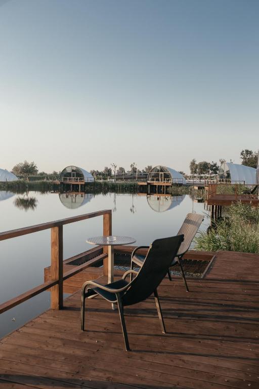 Příroda nedaleko luxury tent