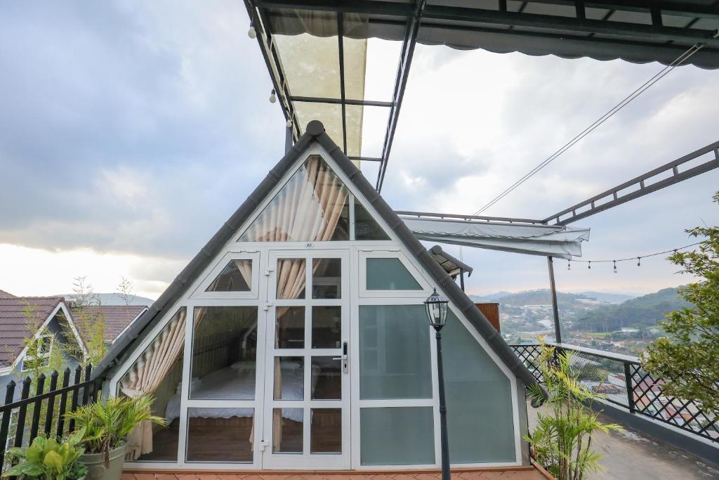 Balkón nebo terasa v ubytování AN PHÚ Home