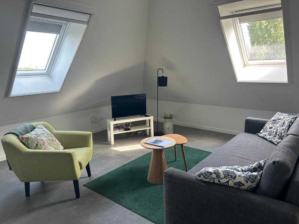 Posezení v ubytování B&B Zunderdorp