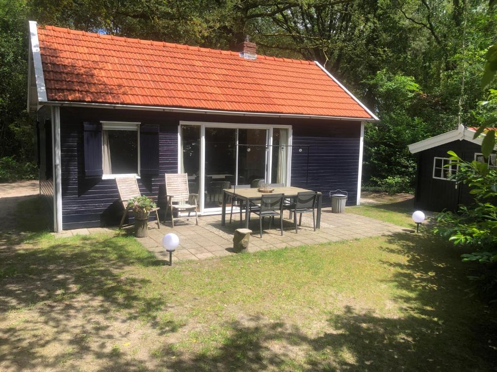 Κήπος έξω από το Vakantiehuis De Veldhoen vrijgelegen nabij de rivier de Vecht