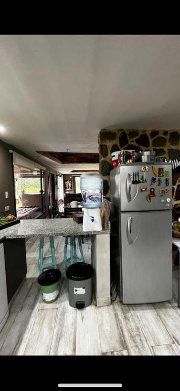 Kuchyň nebo kuchyňský kout v ubytování Santuyoc Lodge