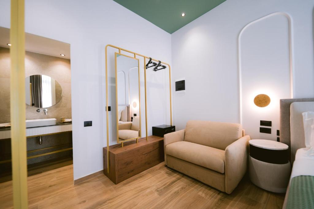 Posezení v ubytování Noemie Hotel